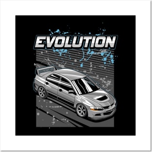 Mitsubishi Lancer Evolution 8 Posters and Art